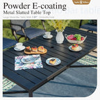 Sophia & William Outdoor Bar Set, Patio Bar Table and Chairs Set, Bar Height - Image 6