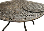 Oakland Living Ornate Traditional Outdoor Mesh Lattice Aluminum 59 inch Bronze - Image 4