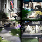 T-SUN Solar Spot Lights Outdoor 4 Pack, 49 LED 2 Lighting Modes, IP65 - Image 7