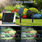 T-SUNUS Christmas Solar Powered LED Spot Light White 6000K, Separated Panel - Image 3