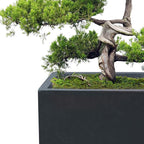 Kante 18.5", 12.6" H Tall Rectangular Concrete Planters Set of 3, Outdoor - Image 3