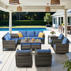 Belord Spacious 11 Pieces Patio Conversation Set by Belord