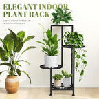 4 Tier Plant Stand Outdoor Indoor, Metal Flower Shelf Display Holder - Image 5