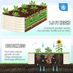 Quictent Galvanized Raised Garden Bed Kit Tall, - Image 5