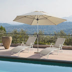 Devoko Lounge Chairs for Outside Patio Chaise Lounge Outdoor Poolside - Image 2