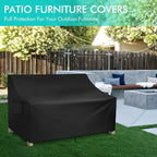 WLEAFJ Patio Sofa Cover Waterproof, 4-Seater Outdoor Sofa Cover, Heavy Duty - Image 6