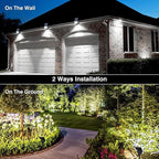 T-SUN Solar Lights Outdoor Waterproof IP65, 6 Pack LED Solar Spot Lights Color - Image 5
