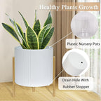ARNIS Modern Planter Pots, Decorative Floor Planters, Metal Pots - Image 4