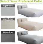 Outdoor Bean Bag Lounger Chair, Big Comfy Outdoor Daybed - Image 8