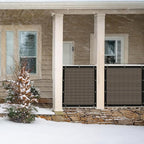 UPGRADE Privacy Fence Screen 6'x15' Brown Outdoor 90% Visibility Blockage 170 - Image 8