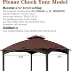 SCOCANOPY Brown Ripstop Replacement Top - Image 2
