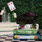 Steel Mill & Co Original Small Book-Shaped Decorative Planter, Ceramic Planter - Image 7