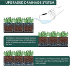 D'vine Dev Herb Garden Planter Set, Plastic Plant Pots - Image 6