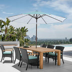 JEAREY 9FT Outdoor Patio Umbrella Outdoor Table Umbrella - Image 4
