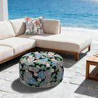 LVTXIII Outdoor Inflatable Ottoman, Fade-Resistant Round Footrest Stool D31”x - Image 4