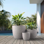 Kante 18", Outdoor Indoor Large Planter Pots - Image 3