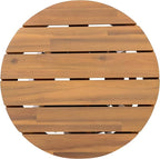 Christopher Knight Home Taki Acacia Wood Patio Coffee Table, Round Table - Image 8
