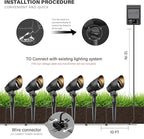 Malibu 50 Watt Floodlight Landscape Lights Outdoor Spotlight Waterproof Path - Image 7