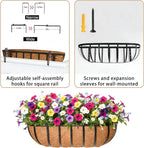 36'' Window Box Railing Planter - Image 6
