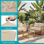 14Pcs Stretch Patio Cushion Covers, Outdoor Couch Covers Replacement, Outdoor - Image 3