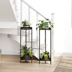 Metal Black Tall Plant Stand Indoor or Outdoor - Image 7