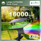 DINGLILIGHTING Solar Lights Outdoor Waterproof: IP65 Led Spot Light Decorations - Image 2