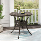 Patio Dining Table, Cast Aluminum Patio Table - Image 3