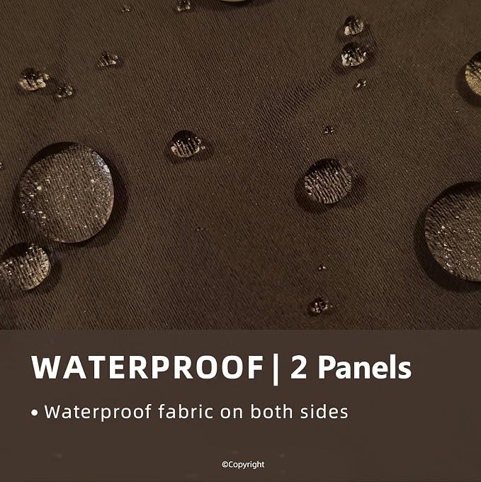 Outdoor Indoor Curtains for Patio Weather-resistant Window Panels Privacy - Image 2