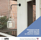Ilyapa 4 Pack Metal Plant Wall Hanger Hooks - 7 in. Hook - Image 3