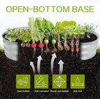 Gardmax 2 Pack Galvanized Raised Garden Bed, Lightweight Planter Boxes Outdoor - Image 3