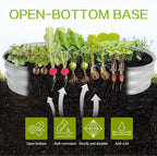 Gardmax Galvanized Raised Garden Bed, Lightweight Planter Boxes Outdoor - Image 2