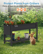 YEFU Raised Garden Bed with Legs: 57x18x30in Weight Capacity 400lb - Image 6