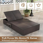 Tangkula Outdoor Rattan Daybed - Image 6