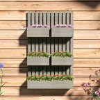 Outsunny 5 Box Raised Garden Bed - Image 8