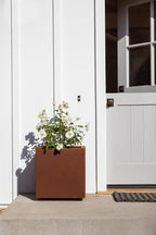 Veradek Corten Steel Series Cube Planter - Image 5