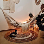 Bellzacasa Double Hammock, Heavy Duty 500 lb Load Capacity Tassels and Fishtail - Image 7