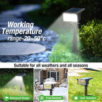 Nipify Solar Spot Lights, 3 Modes 62LED Outdoor Motion Sensor, Waterproof - Image 6