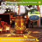 Birthday Gifts for Women, Solar Lanterns Outdoor Waterproof, Hummingbird Garden - Image 3