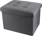 ALASDO Storage Ottoman Footrest Stool Small Ottoman by ALASDO