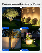 4 Pack Solar Powered Spotlights Waterproof Outdoor - Image 6