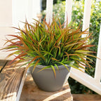 Ivydale 12Pcs Artificial Plants Outdoor Fake Plastic Grass Spring Decor UV - Image 2
