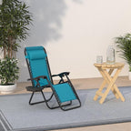 Best Choice Products Set of 2 Adjustable Steel Mesh Zero Gravity Lounge Chair - Image 2