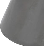Safavieh Outdoor Collection Athena Modern Concrete Dark Grey Round 17.7-inch - Image 9