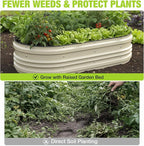 WORKPRO 2PK 4x2x1ft Outdoor Galvanized Raised Garden Bed Kit, Rust & Corrosion - Image 7