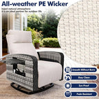Outdoor Recliner Chair, Wicker Patio Recliners - Image 5