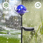 Afirst Decorative Solar Lights Outdoor Solar Turtle Stake Lights Hand Blown - Image 5