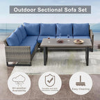 Patio Sectional Furniture Set - Image 4