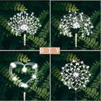Garden Decor Solar Lights Outdoor, 155LED 8 lighting modes pole light - Image 5