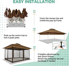 COBIZI 13x13 FT Pop up Gazebo on Clearance - Image 6