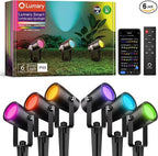 Lumary 56FT Smart Landscape Lights Gen2, 6 Pack RGBAIWW Color Changing by Lumary